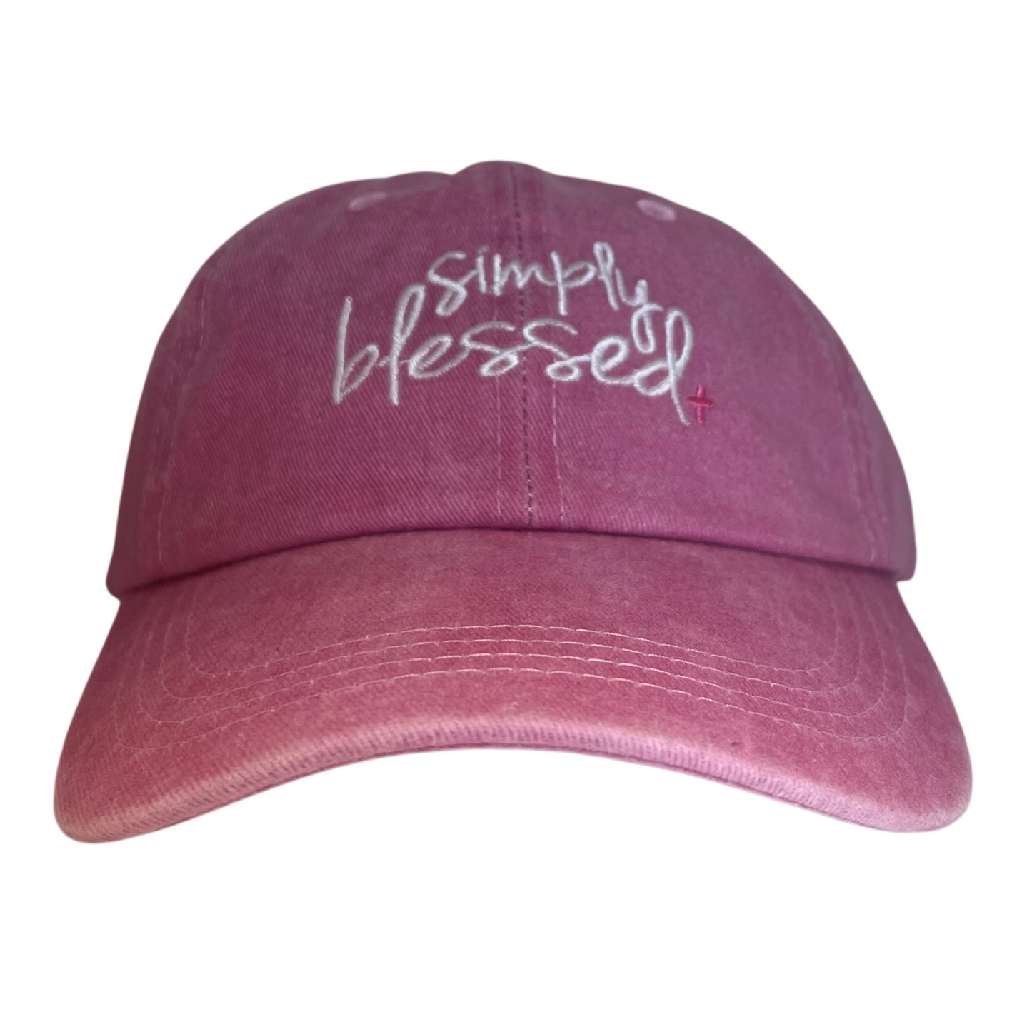 YOOLYCO PINK SIMPLY BLESSED DAD HAT