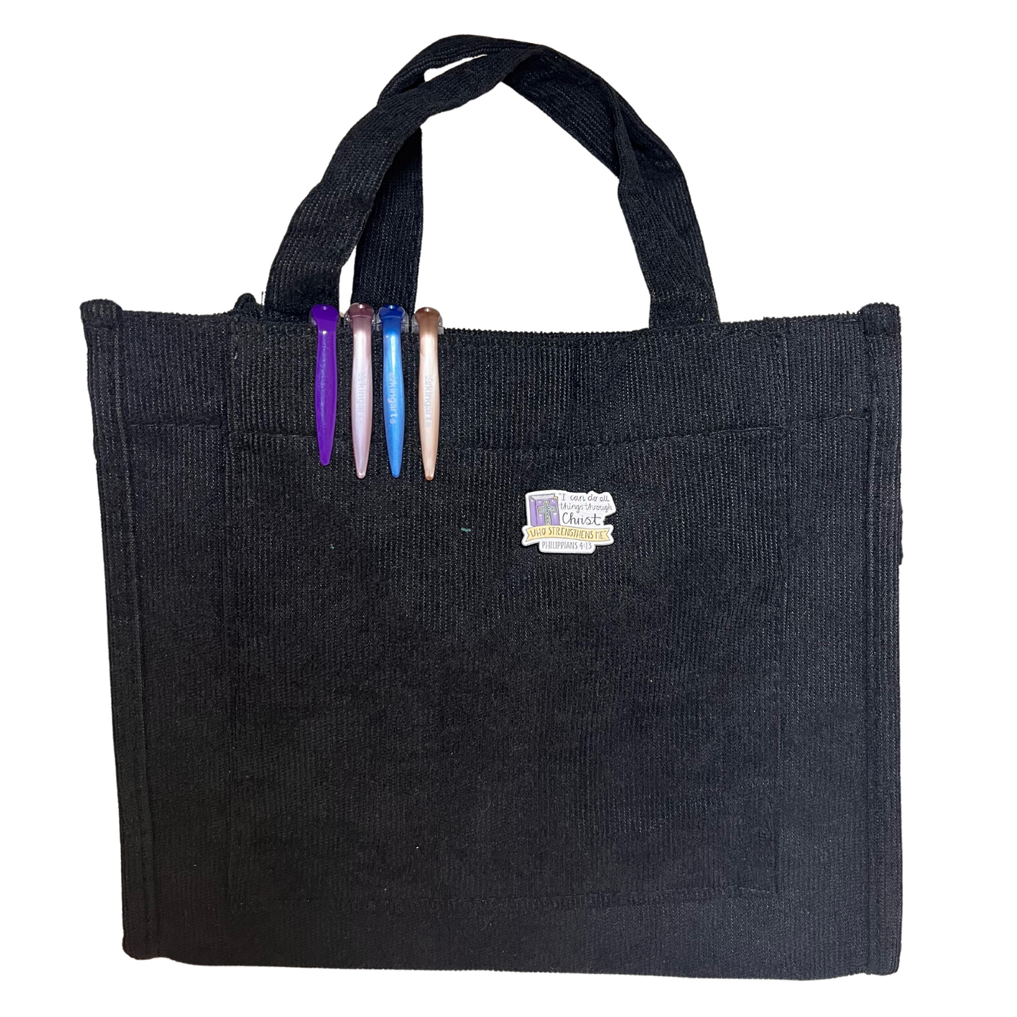 YOOLYCO Black Tote Bible Set, 6 in 1